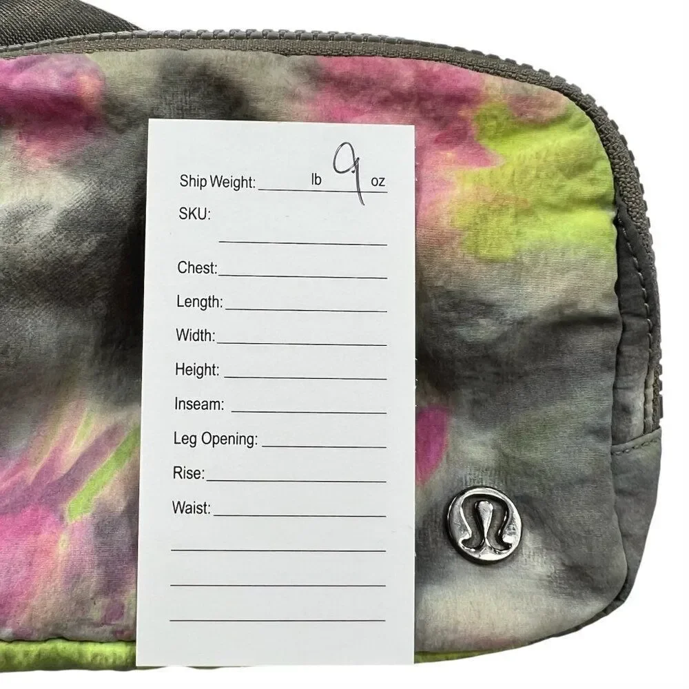 Lululemon Everywhere Belt Bag Hyper Dye Tie Dye OS